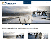 Tablet Screenshot of dolphininsurance.com